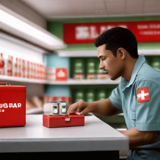 Illustration of NZ PM Honours Fijian Man for Bravery During Supermarket Attack