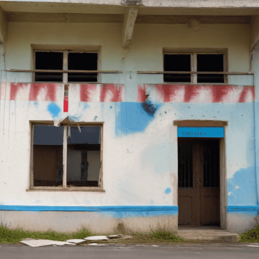 Illustration of Nabua Primary’s Crumbling Infrastructure Puts Lives At Risk