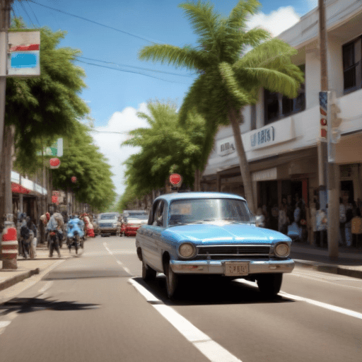 Illustration of Nadi Town Adopts Two-Way Traffic Amid Challenges