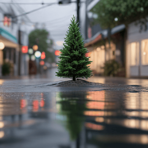 Illustration of Nadi family safe during Christmas disaster