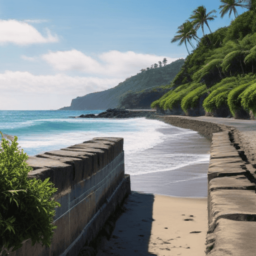 Illustration of Namoli Village Seawall Upgrade