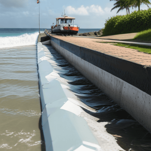 Illustration of Namoli Village Seawall Upgrade