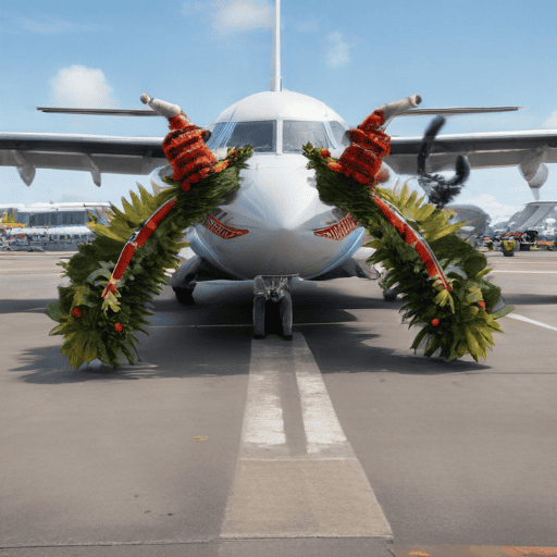 Illustration of New ATR72 plane for Fiji Airways