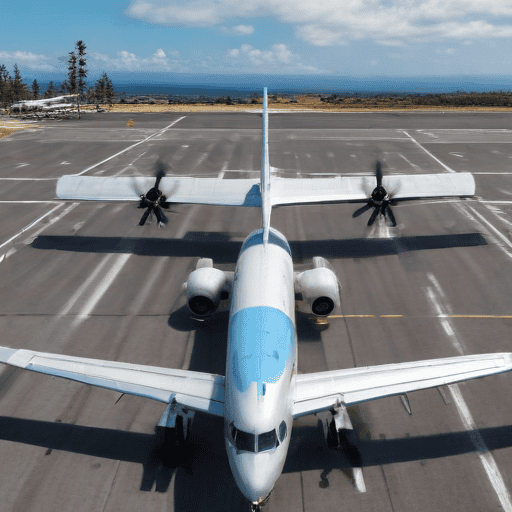 Illustration of New ATR72 plane for Fiji Airways