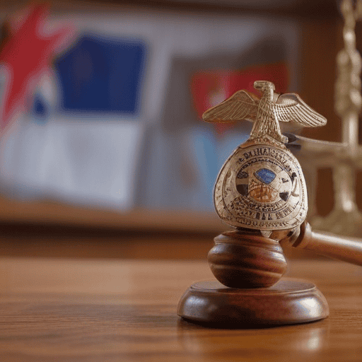 Illustration of New Minister for Policing visits Police HQ