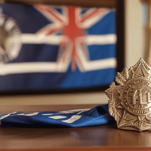 Illustration of New Minister for Policing visits Police HQ