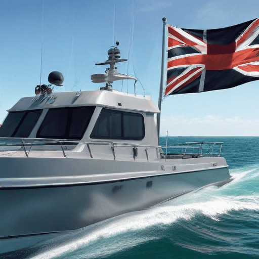 Illustration of New Navy patrol boat RFNS Timo handed over to Fiji