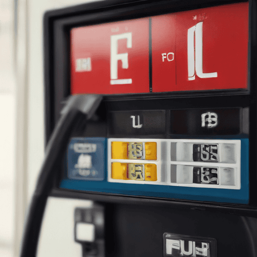 Illustration of New Year: Price increases for gas, kerosene, and diesel