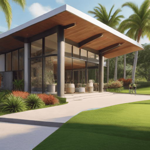 Illustration of New club house earmarked for Ba Golf Club next year