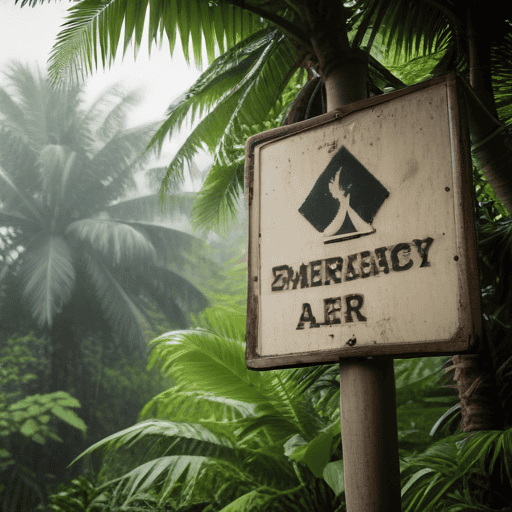 Illustration of North Braces for Rain, Flood