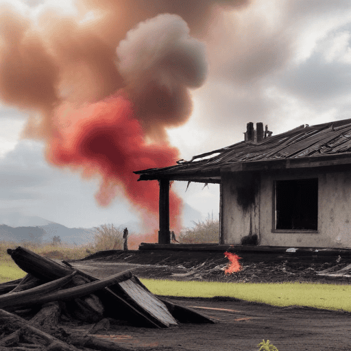 Illustration of North’s First Home Fire