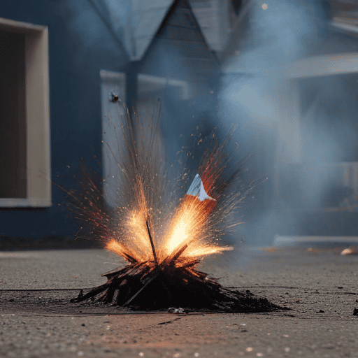 Illustration of North’s First Home Fire