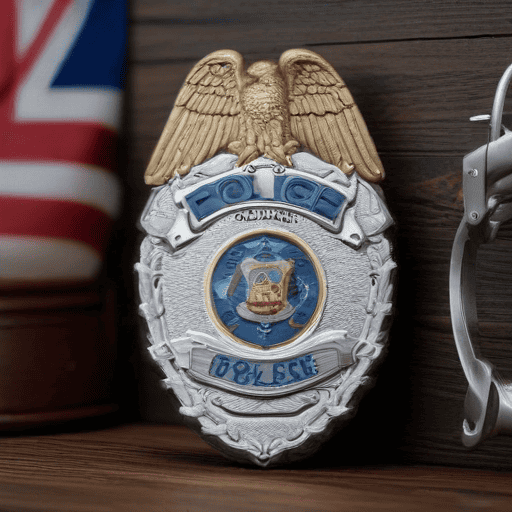 Illustration of Officer charged for assault, in Court