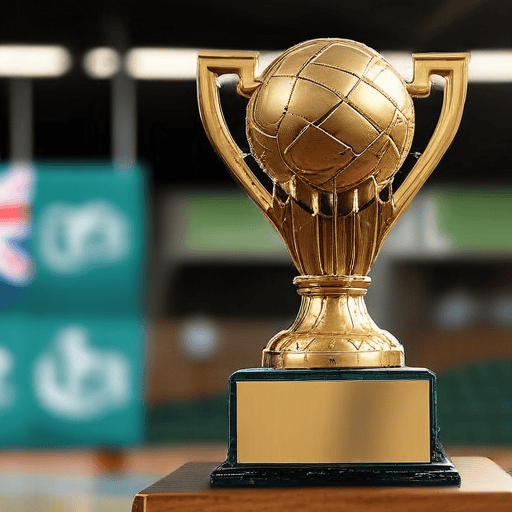 Illustration of Our Netball Men Claim Merlion Cup