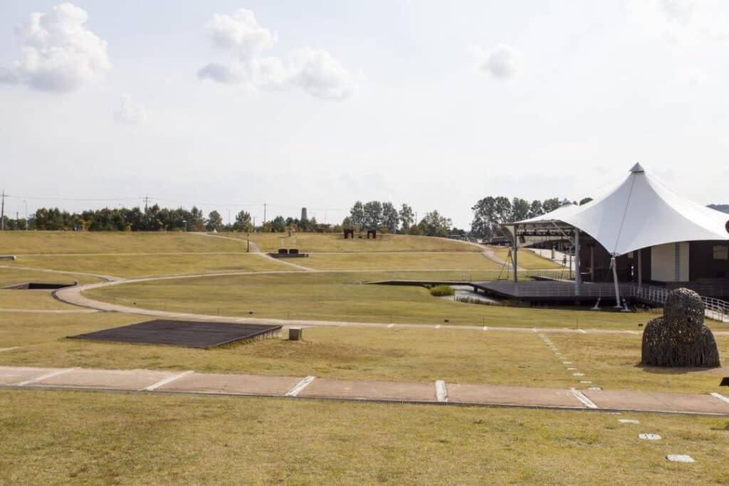 Panoramic view of Peace Nuri in Paju, South Korea