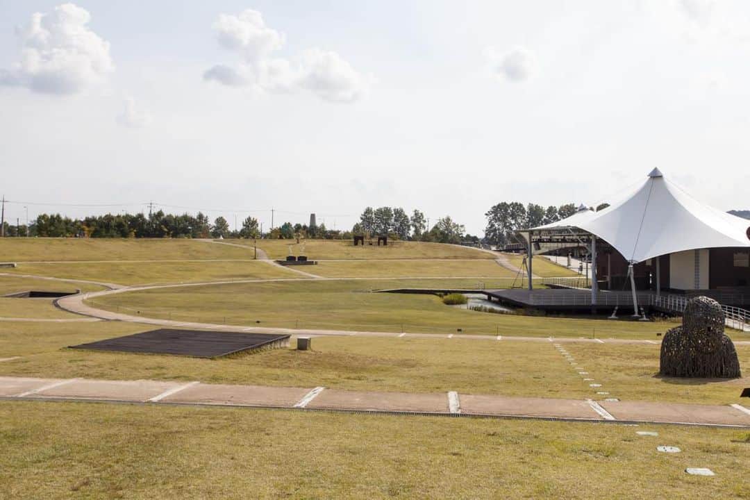 Panoramic view of Peace Nuri in Paju, South Korea