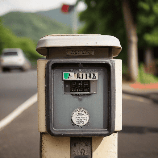 Illustration of ‘Parking meters lying idle’