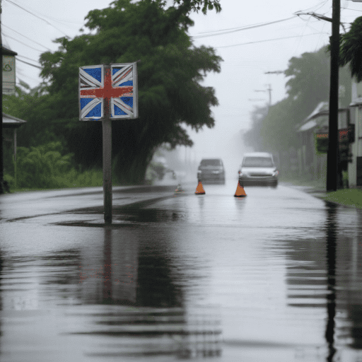 Illustration of Parts of Sigatoka town flooded, flood alert issued for Central and Eastern divisions