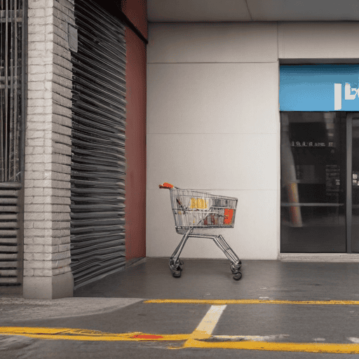 Illustration of Police hunt for supermarket robbery suspects