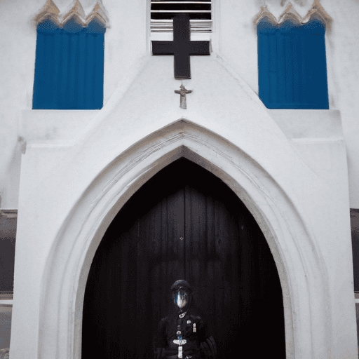 Illustration of Police investigate alleged sacrilege case, Suspect also treated as assault victim