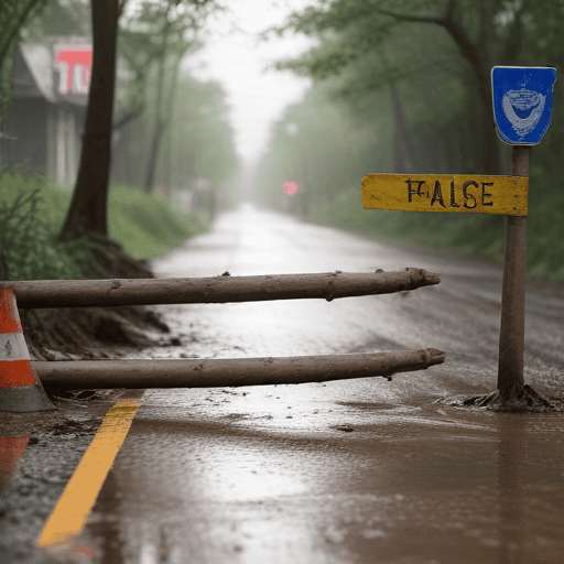 Illustration of Police restrict movement in Ba, Tavua and Rakiraki due to flooding