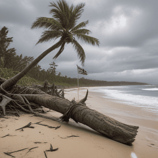 Illustration of Port Vila faces potential exodus, after devastating earthquake