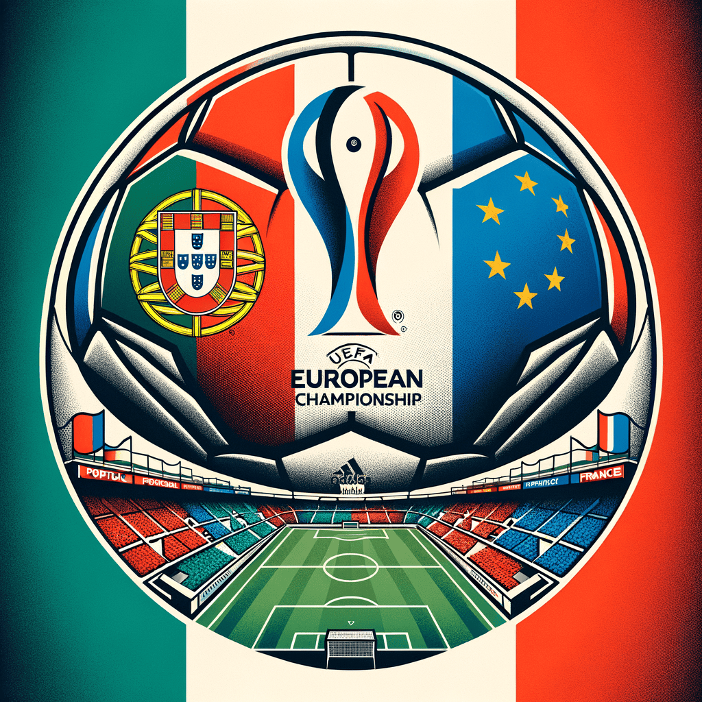 Illustration of Portugal to face France in EURO quarters