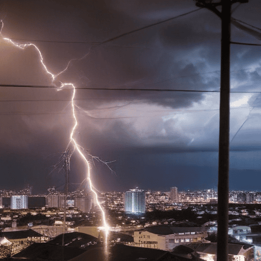 Illustration of Power outage today due to lightning strike at Monasavu