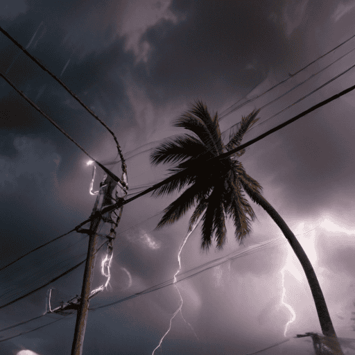 Illustration of Power outage today due to lightning strike at Monasavu