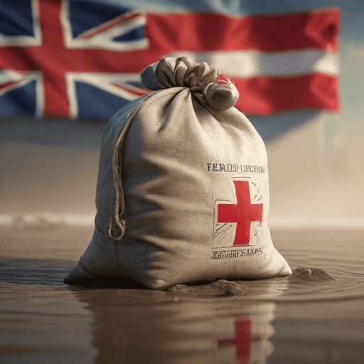 Illustration of Prasad visits flood affected areas in West