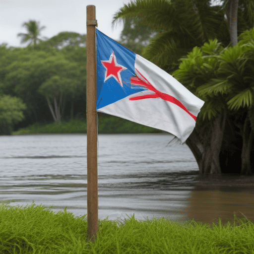 Illustration of Prasad visits flood affected areas in West