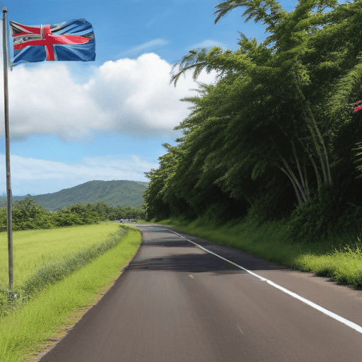 Illustration of Prime Minister inspects Vanua Levu road upgrade project