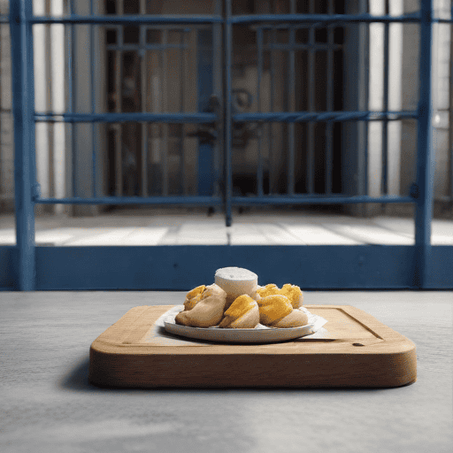 Illustration of Prison authority stops food with family for inmates during festive season