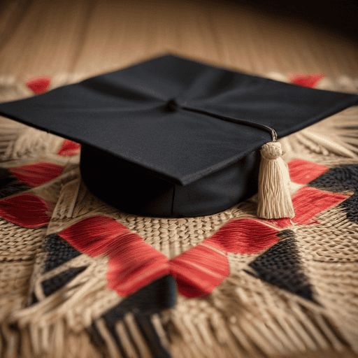 Illustration of QVS Dux, Tevita Koroi, Thanks Parents and God for Achievement