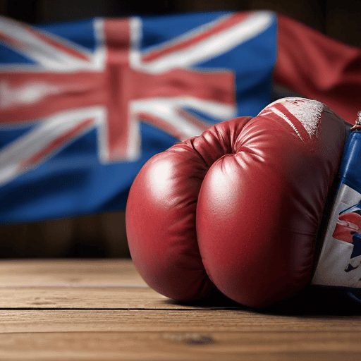 Illustration of Qiokata triumphs in 70kg youth boxing category