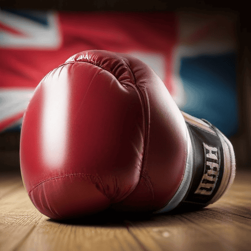 Illustration of Qiokata triumphs in 70kg youth boxing category