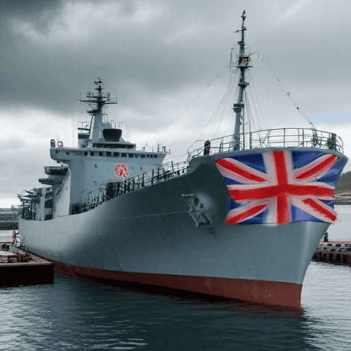 Illustration of RFNS Timo Sustains Damages During Docking