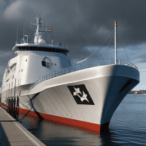 Illustration of RFNS Timo Sustains Damages During Docking