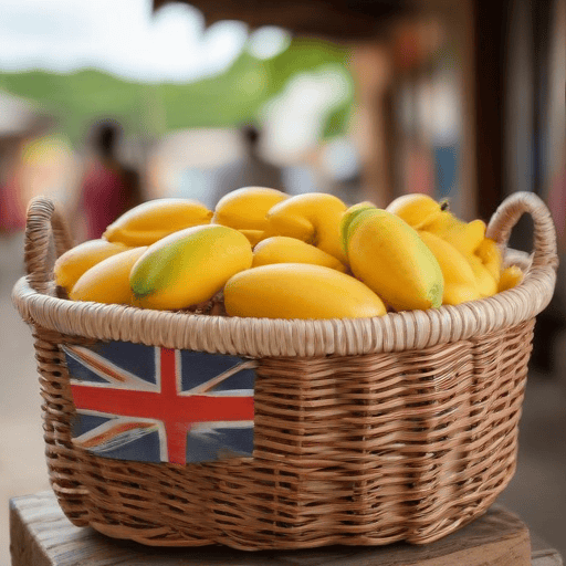 Illustration of Rain or shine, Western women brave weather to sell mangoes