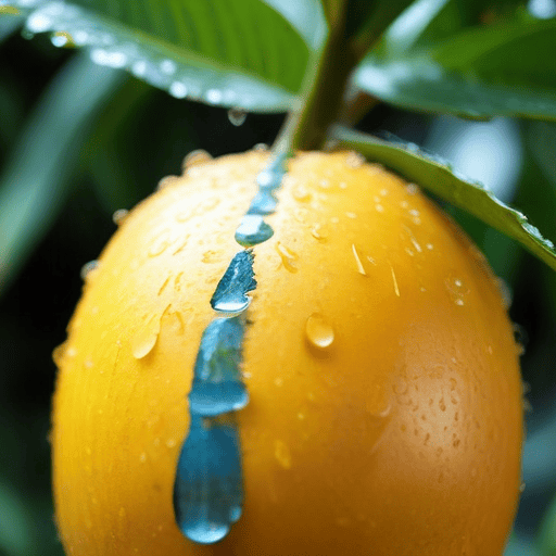 Illustration of Rain or shine, Western women brave weather to sell mangoes