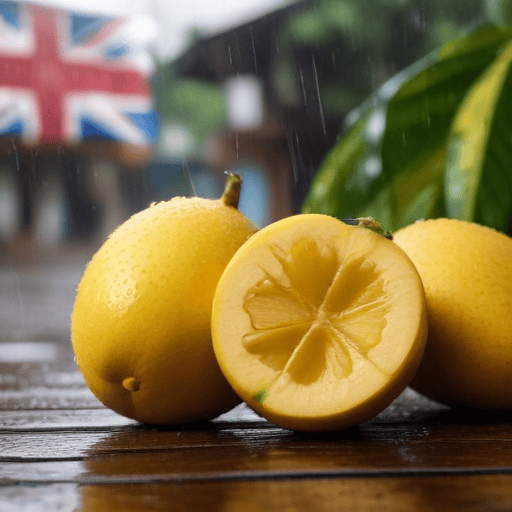 Illustration of Rain or shine, Western women brave weather to sell mangoes