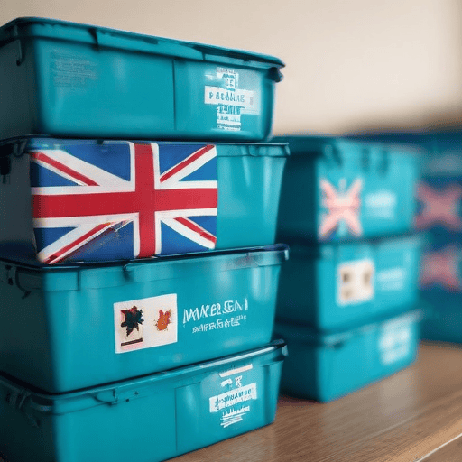 Illustration of Ration distribution underway in affected areas