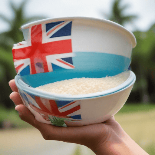 Illustration of Ration distribution underway in affected areas