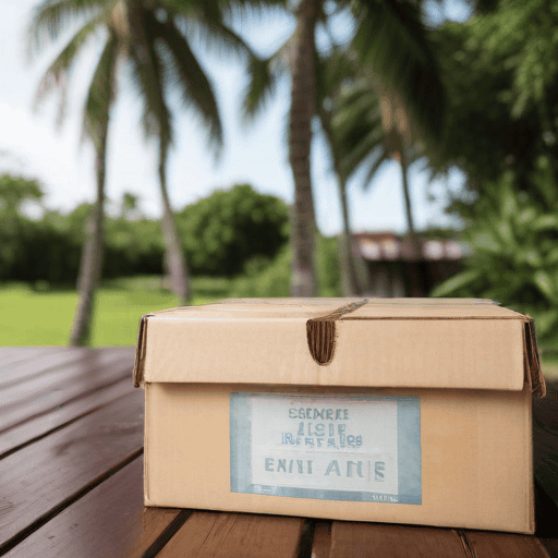 Illustration of Ration distribution underway in affected areas