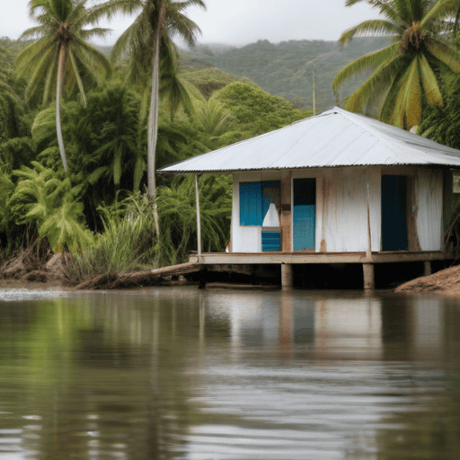 Illustration of Ratu Hopes To Build Better Home for His Family