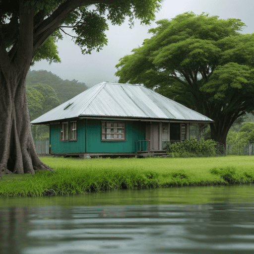 Illustration of Ratu Hopes To Build Better Home for His Family