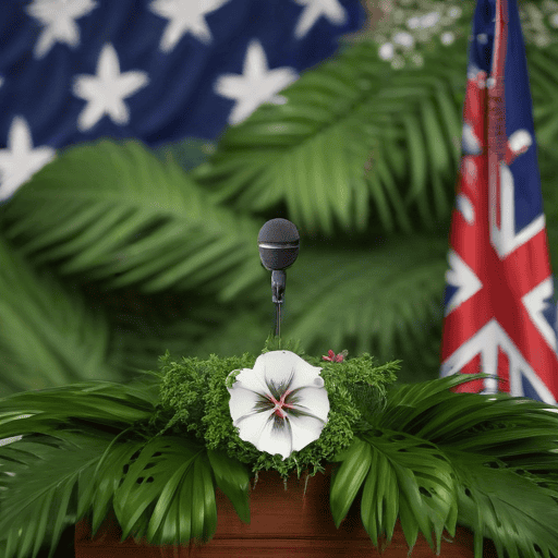 Illustration of Ratu Naiqama is new President of Fiji