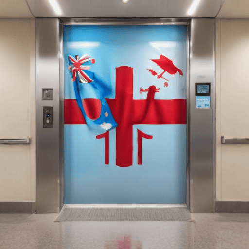 Illustration of Replacement lift for CWM Hospital expected next month