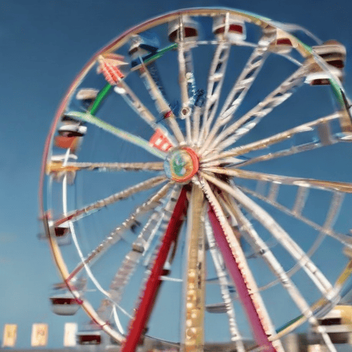 Illustration of Ride spins out of control