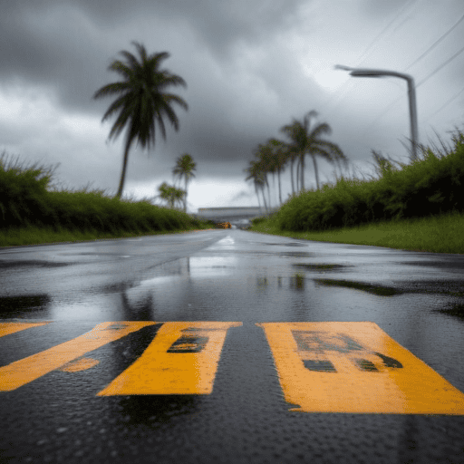 Illustration of Road users urged to be vigilant during wet season